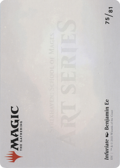 Infuriate // Infuriate  [Strixhaven Art Series] (Borderless) Foil