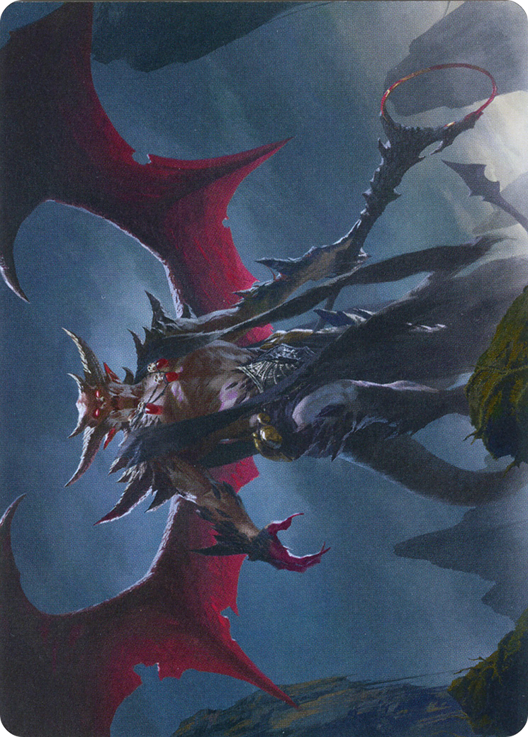 Taborax, Hope's Demise // Taborax, Hope's Demise  [Zendikar Rising Art Series] (Borderless) Foil