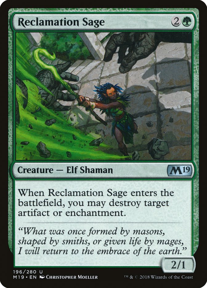 Reclamation Sage [Core Set 2019] Foil