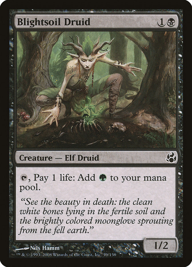 Blightsoil Druid [Morningtide] Foil