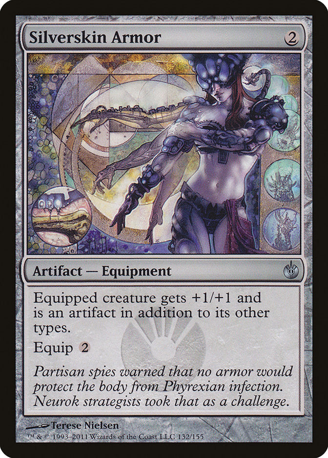 Silverskin Armor [Mirrodin Besieged] Foil