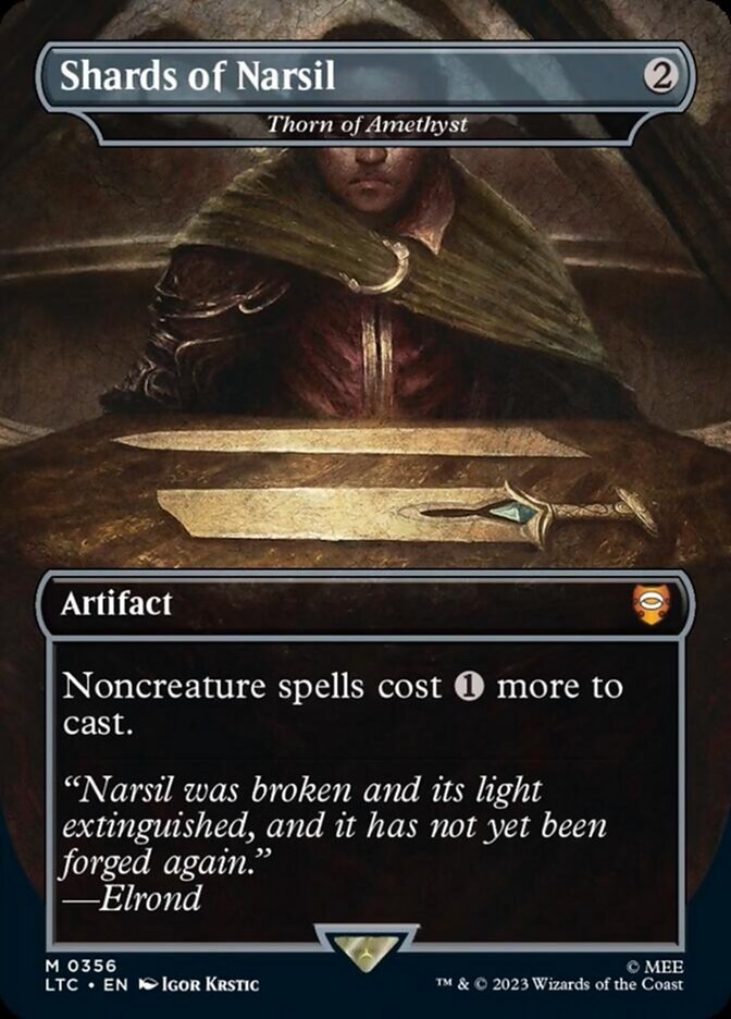 Thorn of Amethyst - Shards of Narsil [The Lord of the Rings: Tales of Middle-Earth Commander] Foil