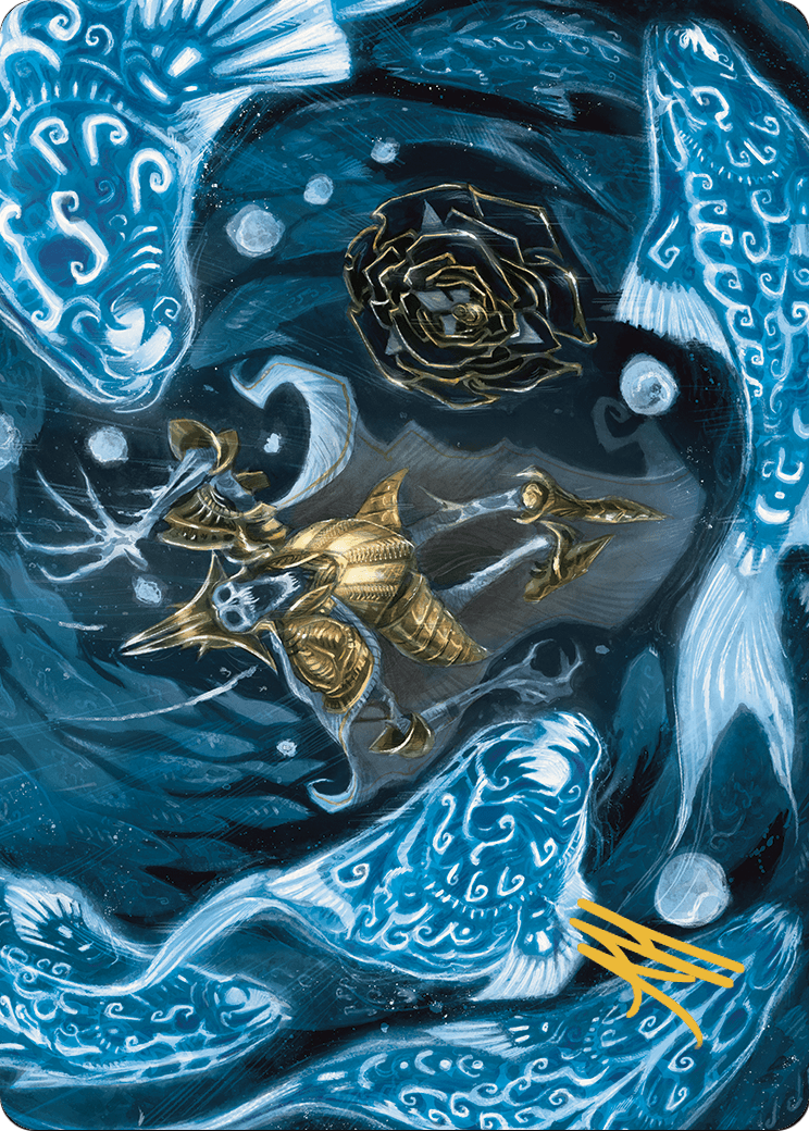 Eaten by Piranhas // Eaten by Piranhas  [The Lost Caverns of Ixalan Art Series] (Borderless) Foil