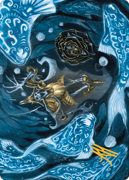 Eaten by Piranhas // Eaten by Piranhas  [The Lost Caverns of Ixalan Art Series] (Borderless) Foil