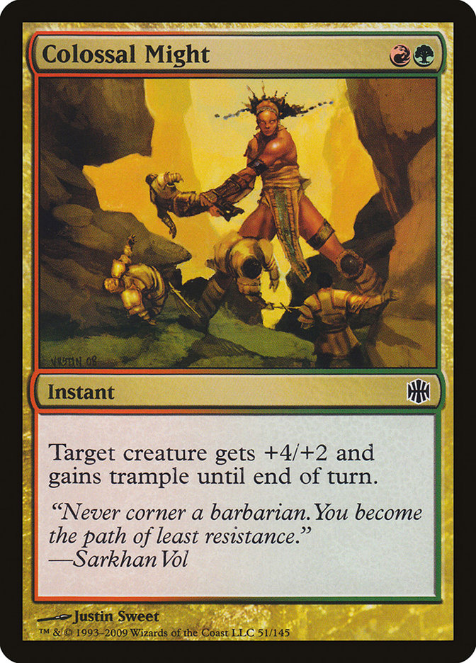 Colossal Might [Alara Reborn] Foil