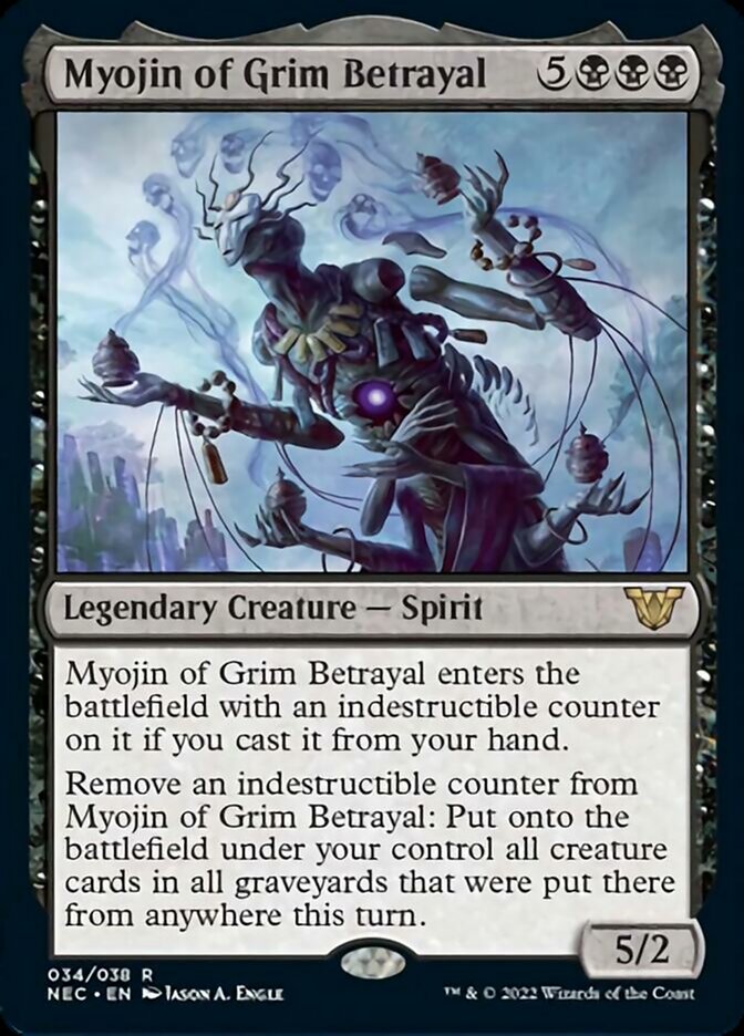 Myojin of Grim Betrayal [Kamigawa: Neon Dynasty Commander] Foil