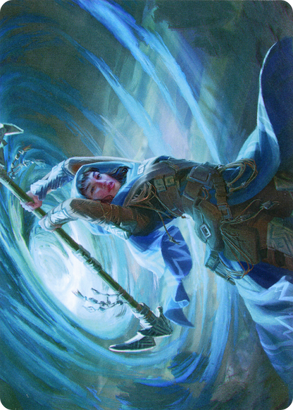 Sea Gate Stormcaller // Sea Gate Stormcaller  [Zendikar Rising Art Series] (Borderless) Foil