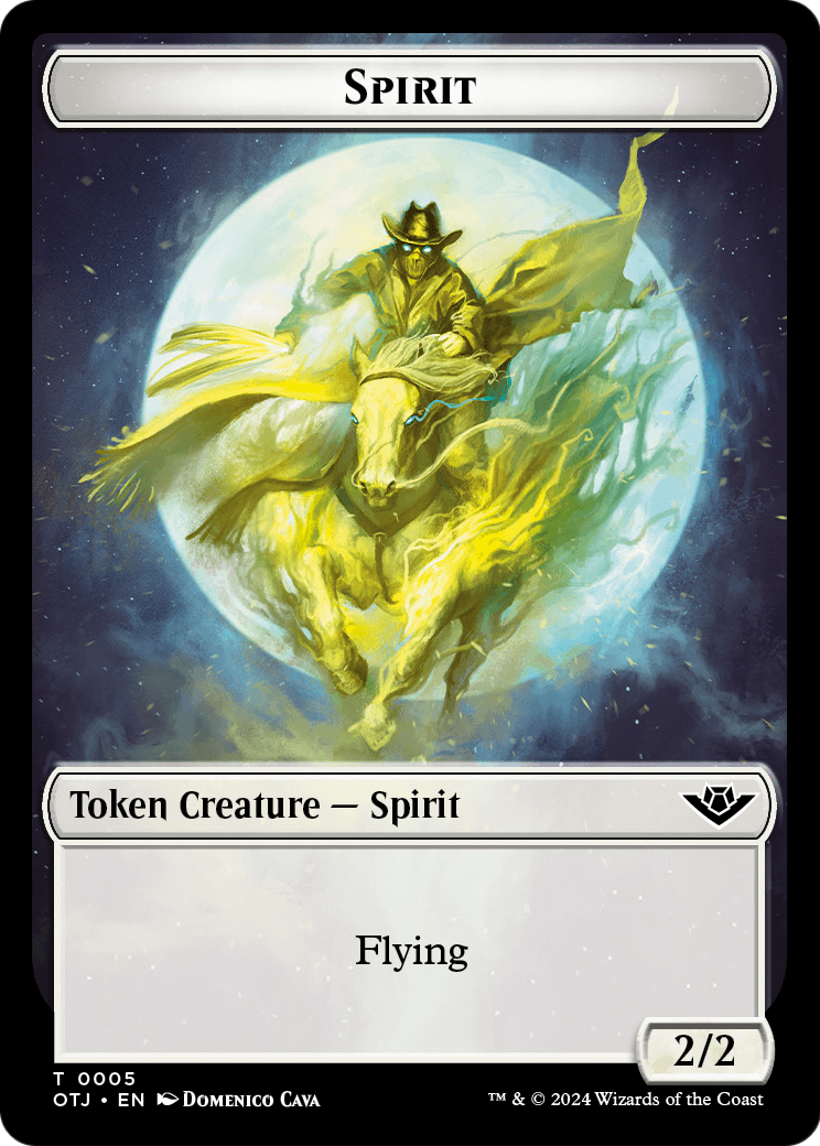 Spirit  [Outlaws of Thunder Junction Tokens]