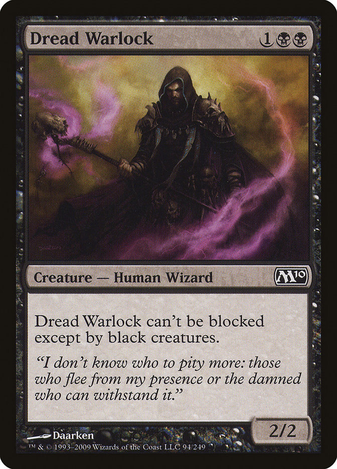 Dread Warlock [Magic 2010] Foil