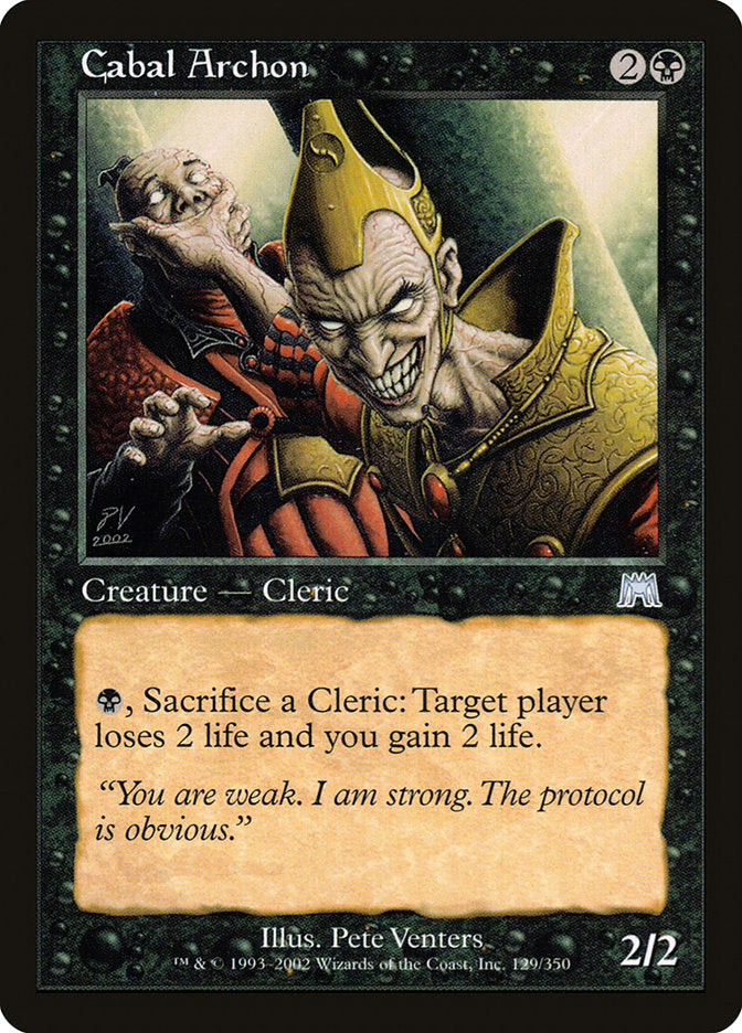 Cabal Archon [Onslaught] Foil