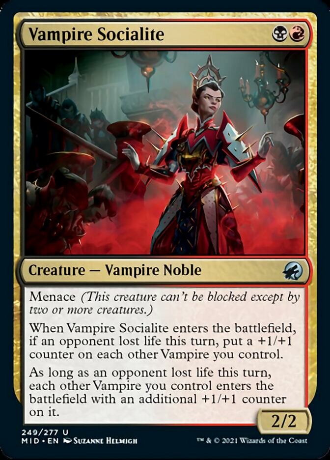 Vampire Socialite [Innistrad: Midnight Hunt] Foil