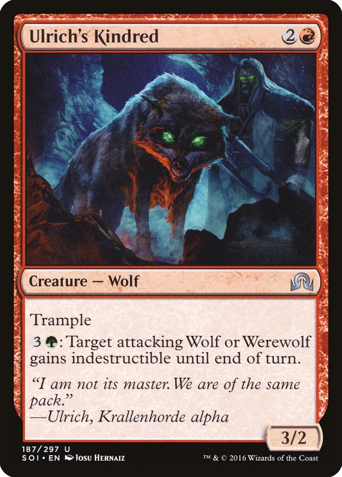 Ulrich's Kindred [Shadows over Innistrad] Foil