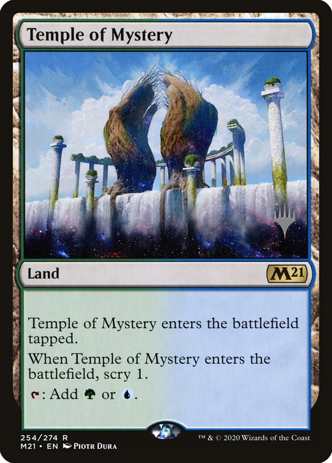 Temple of Mystery (Promo Pack) [Core Set 2021 Promos] Foil