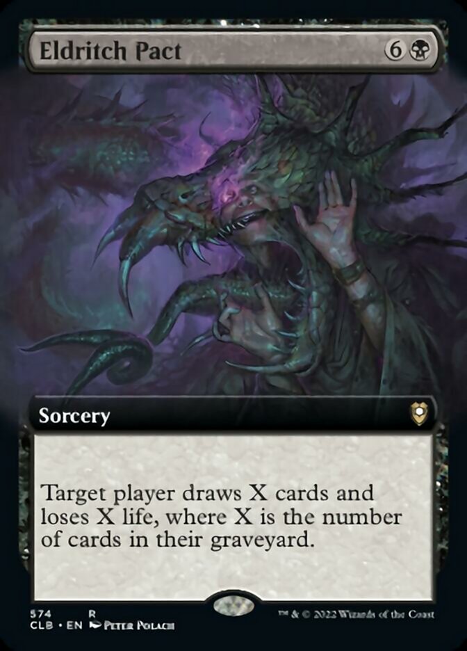 Eldritch Pact (Extended Art) [Commander Legends: Battle for Baldur's Gate] Foil