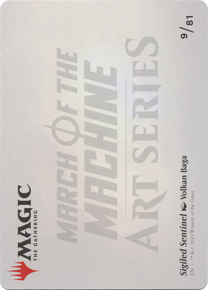 Sigiled Sentinel // Sigiled Sentinel  [March of the Machine Art Series] (Borderless)