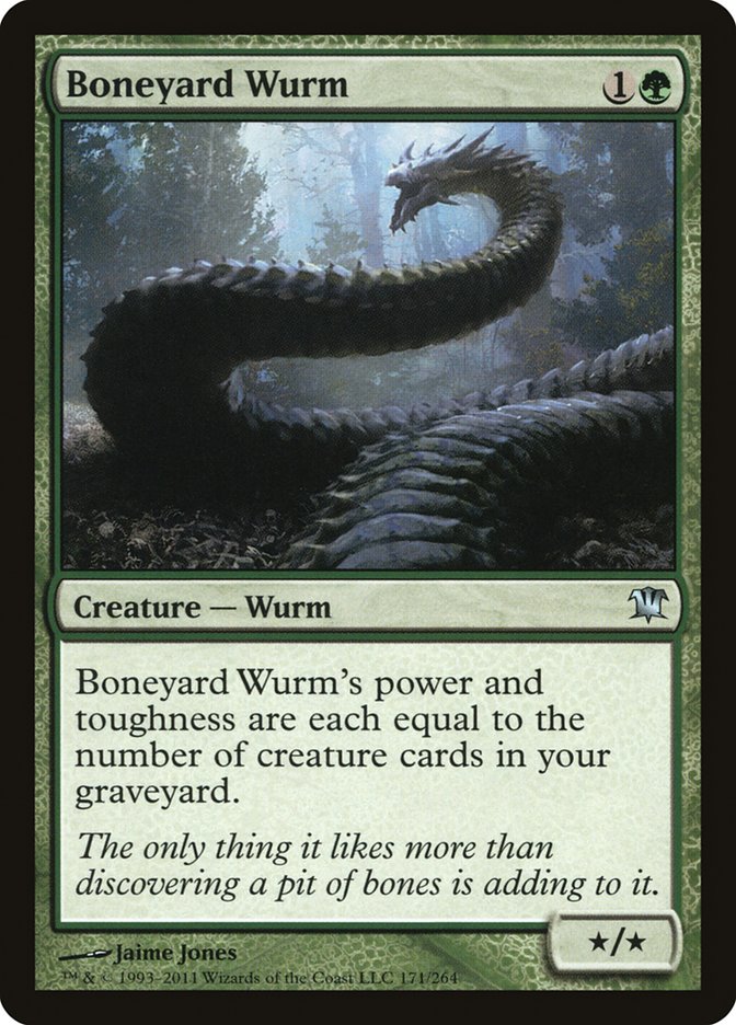 Boneyard Wurm [Innistrad] Foil