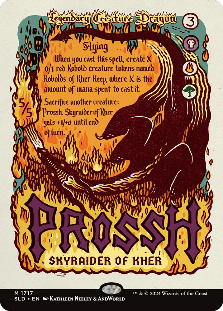 Prossh, Skyraider of Kher (Rainbow Foil) [Secret Lair Drop Series]