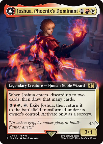 Joshua, Phoenix's Dominant (Extended Art) [FINAL FANTASY] Foil