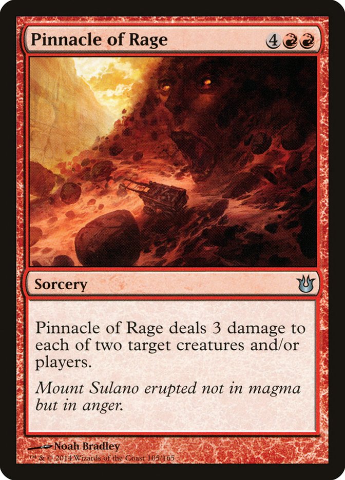 Pinnacle of Rage [Born of the Gods] Foil