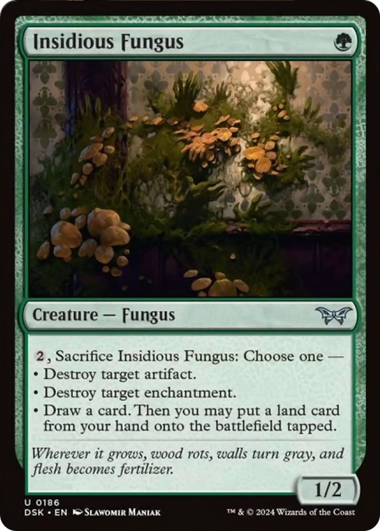 Insidious Fungus [Duskmourn: House of Horror] Foil