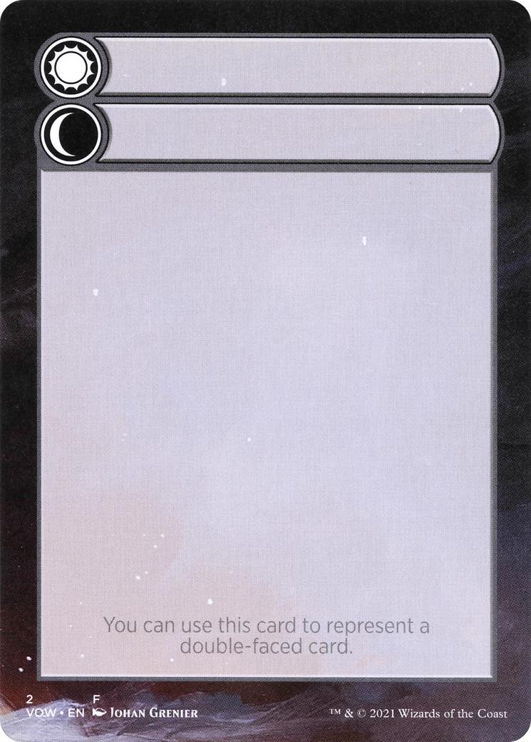 Double-Faced Substitute Card  [Innistrad: Crimson Vow Substitute Cards] (Borderless)