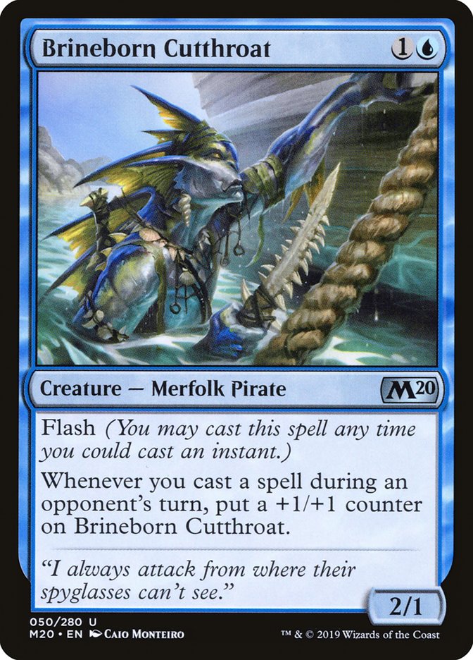 Brineborn Cutthroat [Core Set 2020] Foil