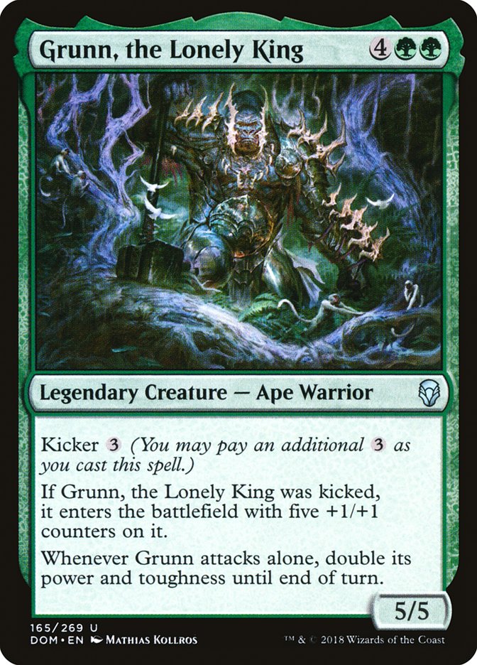 Grunn, the Lonely King [Dominaria] Foil