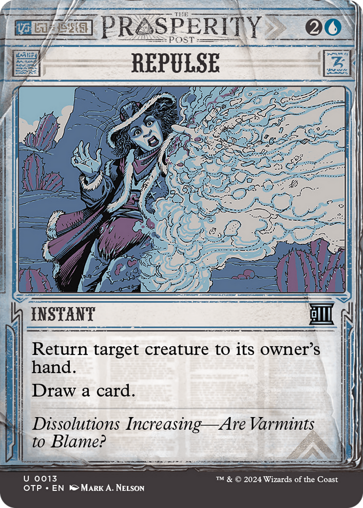 Repulse [Outlaws of Thunder Junction: Breaking News] Foil