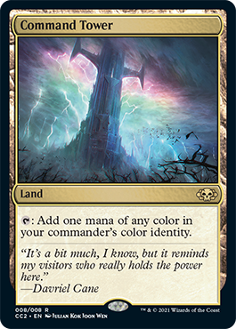 Command Tower [Commander Collection: Black] Foil