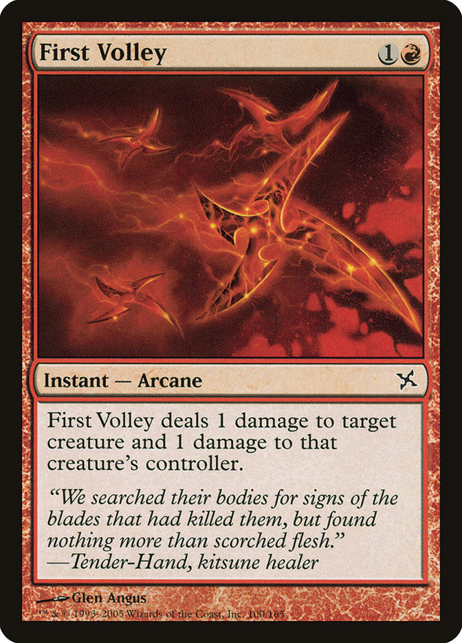 First Volley [Betrayers of Kamigawa] Foil