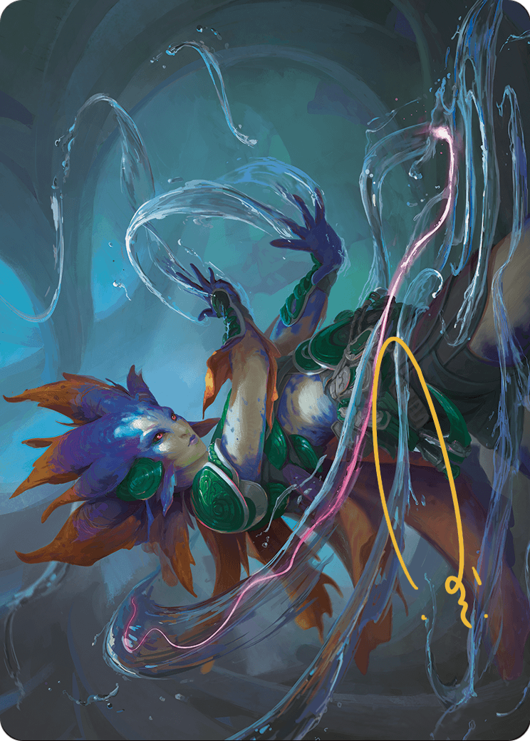 Nicanzil, Current Conductor // Nicanzil, Current Conductor  [The Lost Caverns of Ixalan Art Series] (Borderless) Foil