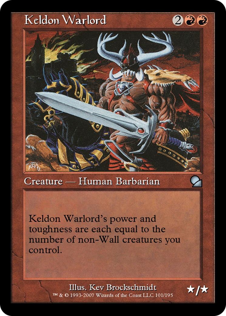 Keldon Warlord  [Masters Edition] Foil