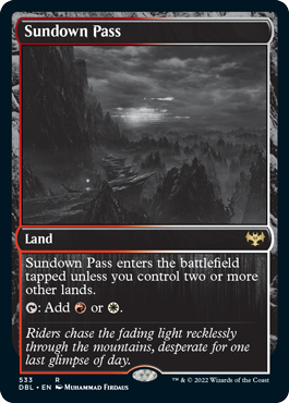 Sundown Pass [Innistrad: Double Feature] Foil