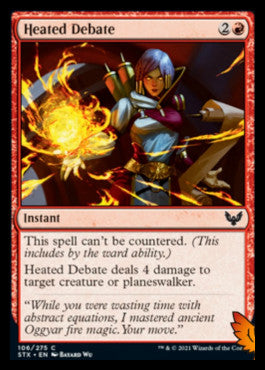Heated Debate [Strixhaven: School of Mages] Foil