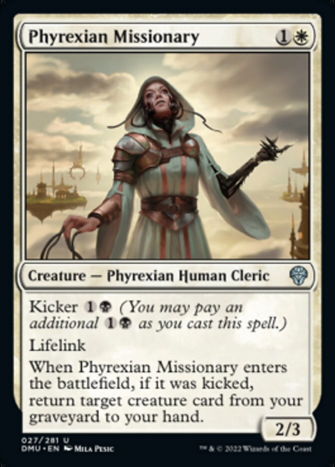 Phyrexian Missionary [Dominaria United] Foil