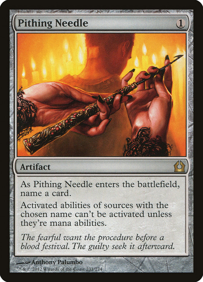 Pithing Needle [Return to Ravnica] Foil