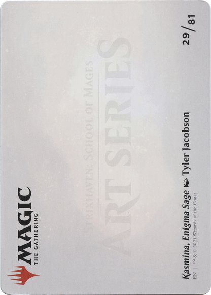 Kasmina, Enigma Sage // Kasmina, Enigma Sage  [Strixhaven Art Series] (Borderless)