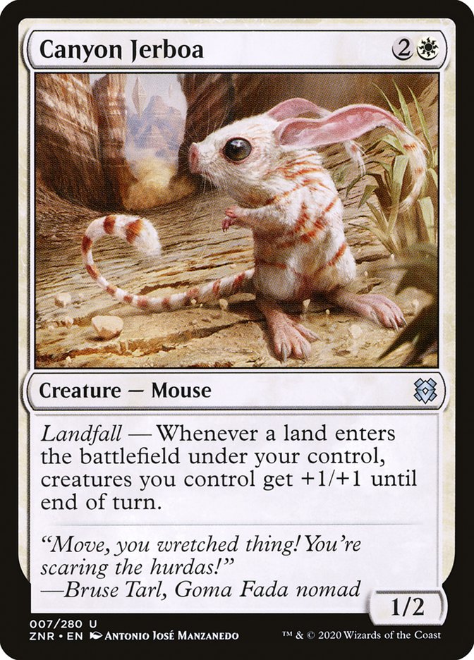 Canyon Jerboa [Zendikar Rising] Foil