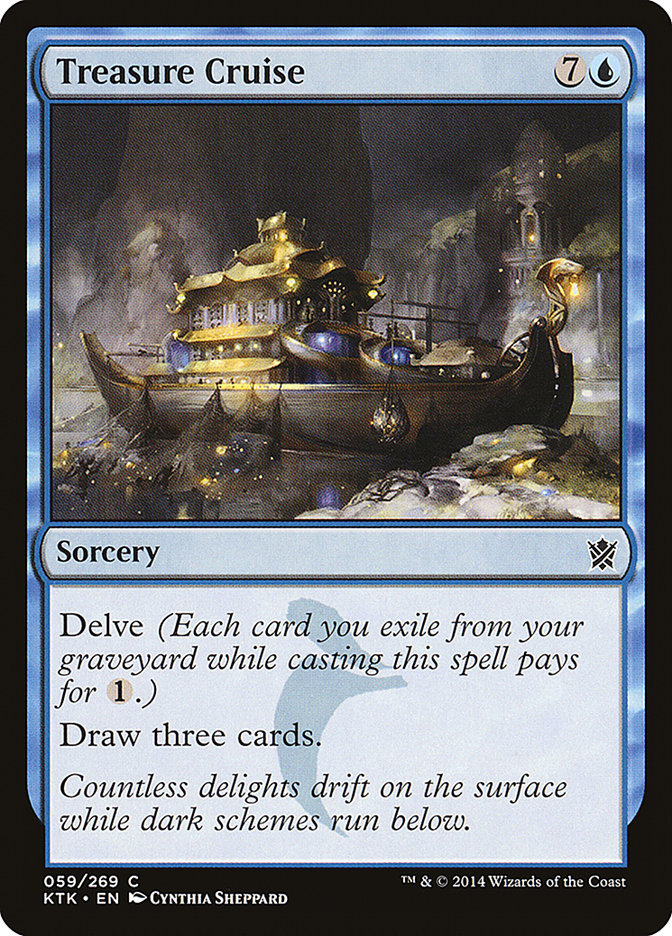 Treasure Cruise [Khans of Tarkir] Foil