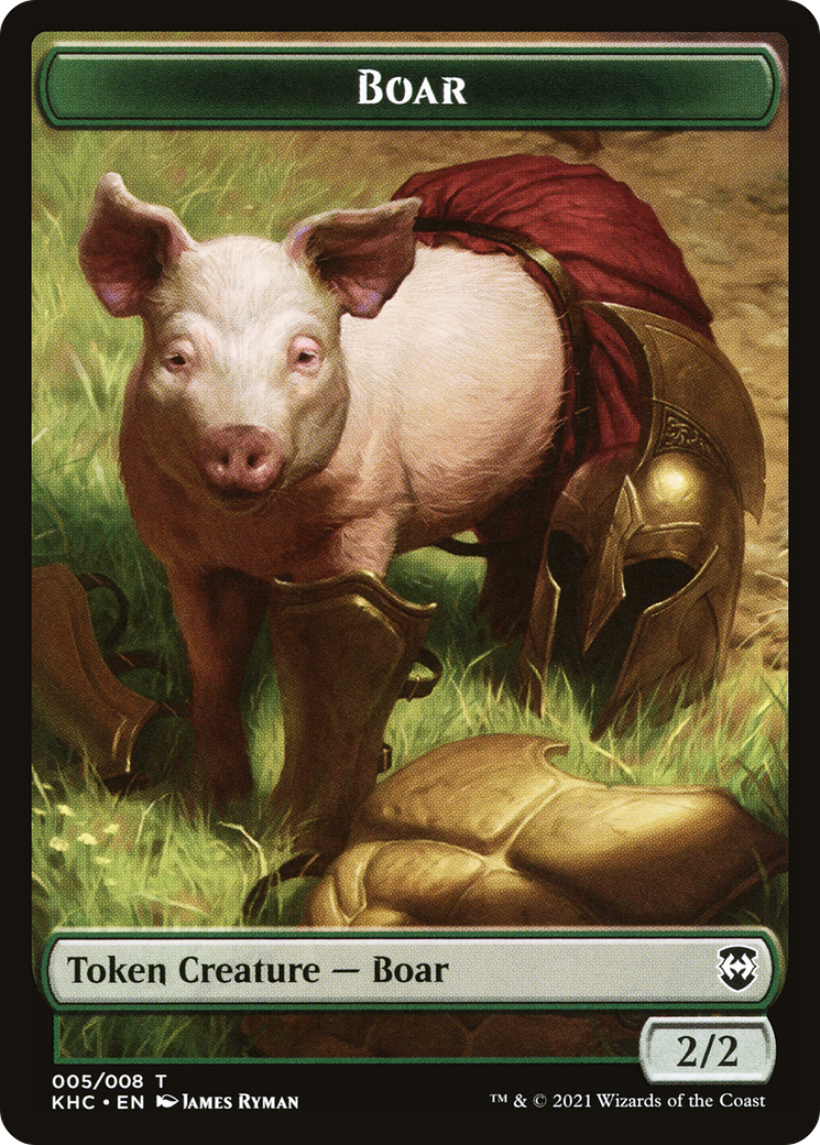 Boar  [Kaldheim Commander Tokens]