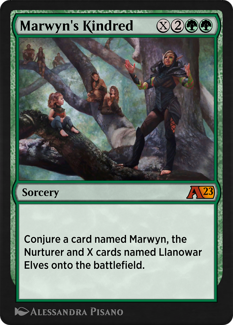 Marwyn's Kindred  [Alchemy: Dominaria]