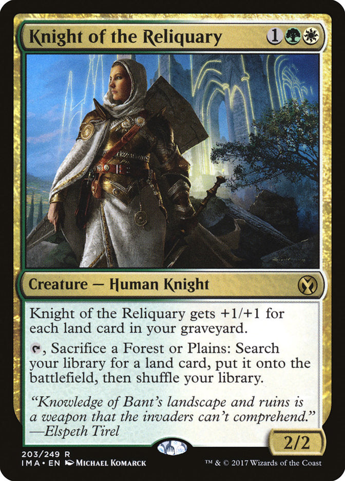Knight of the Reliquary [Iconic Masters] Foil