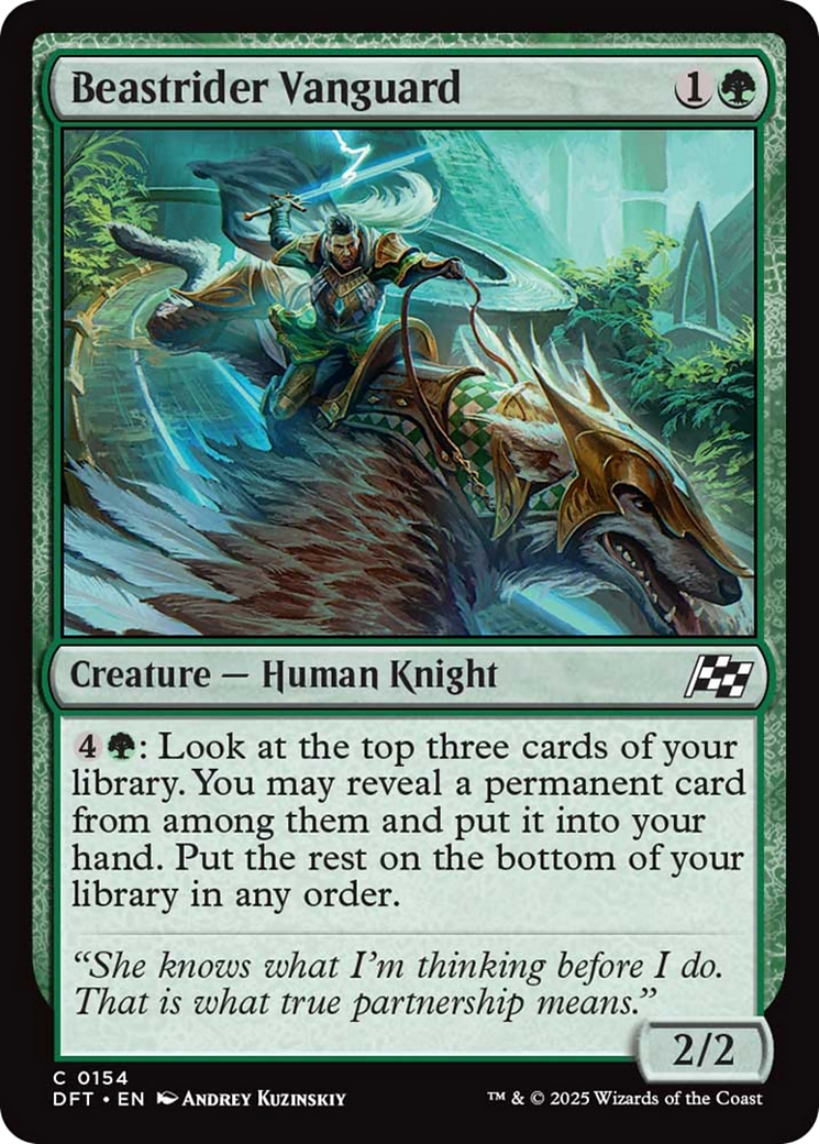 Beastrider Vanguard [Aetherdrift] Foil