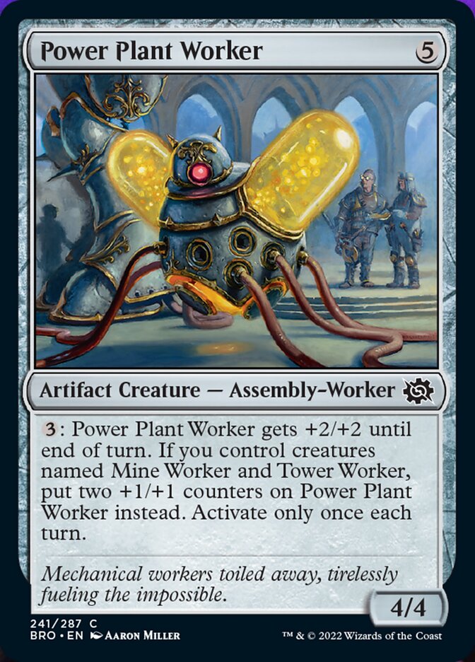 Power Plant Worker [The Brothers' War] Foil