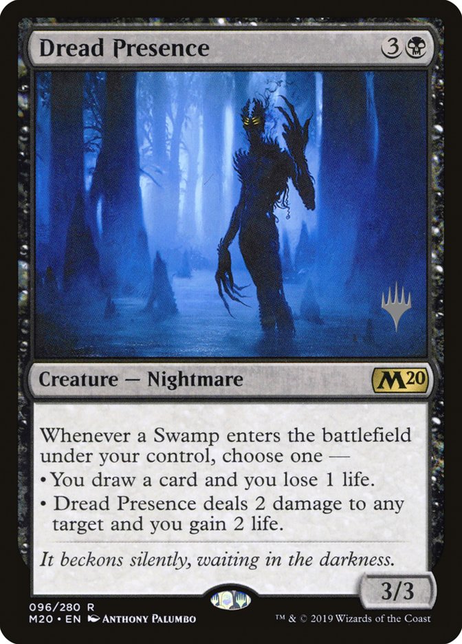 Dread Presence (Promo Pack) [Core Set 2020 Promos] Foil