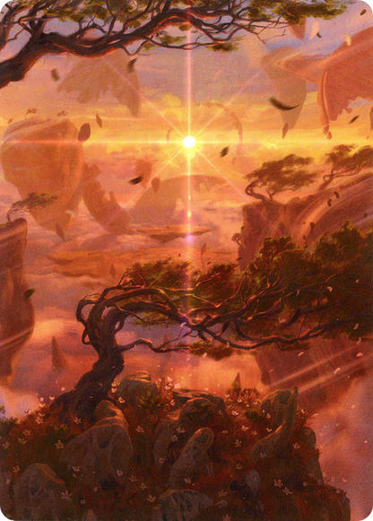 Windswept Heath // Windswept Heath  [Zendikar Rising Art Series] (Borderless) Foil