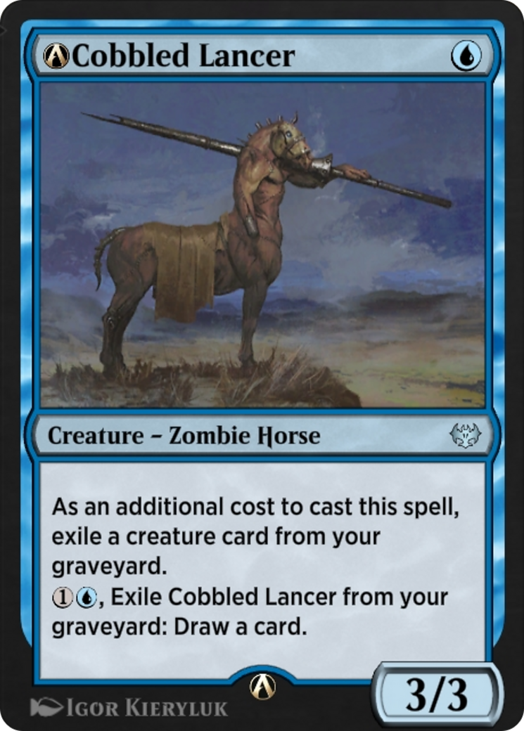 A-Cobbled Lancer  [Innistrad: Crimson Vow]