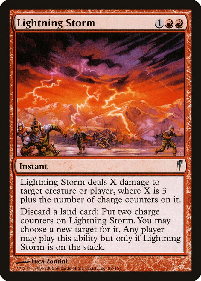 Lightning Storm [Coldsnap] Foil
