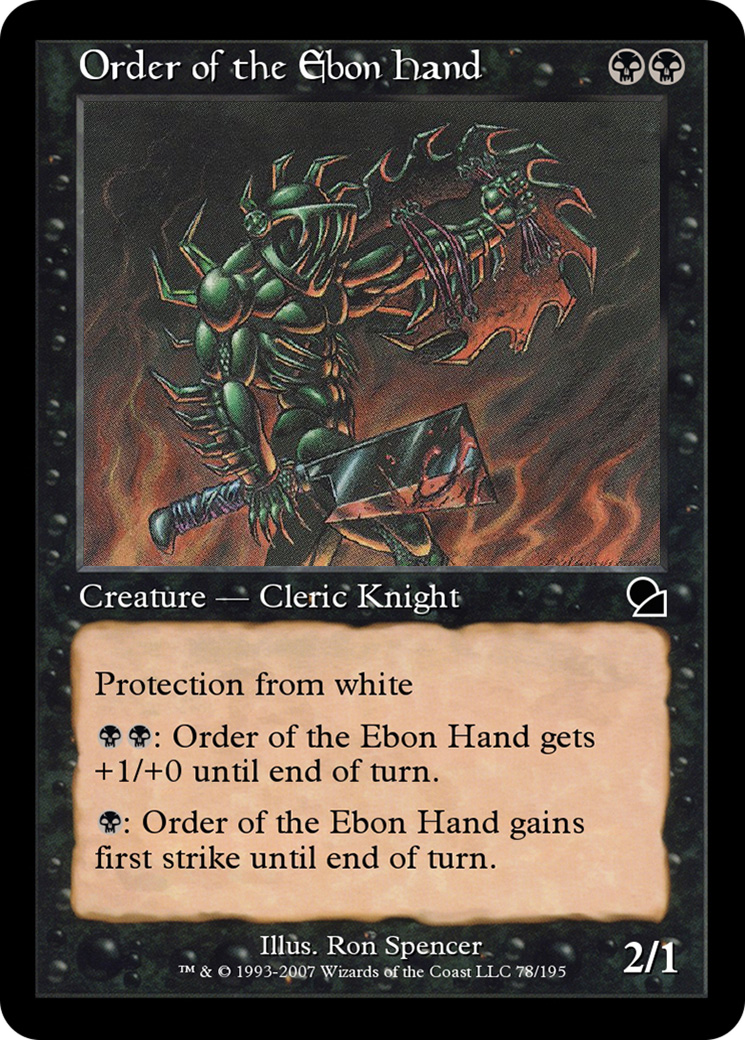 Order of the Ebon Hand  [Masters Edition]