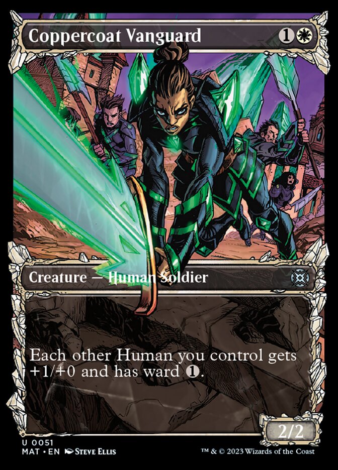 Coppercoat Vanguard (Showcase) [March of the Machine: The Aftermath] Foil